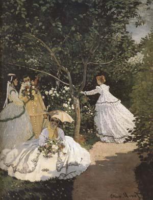 Claude Monet Women in the Garden (mk09) oil painting picture